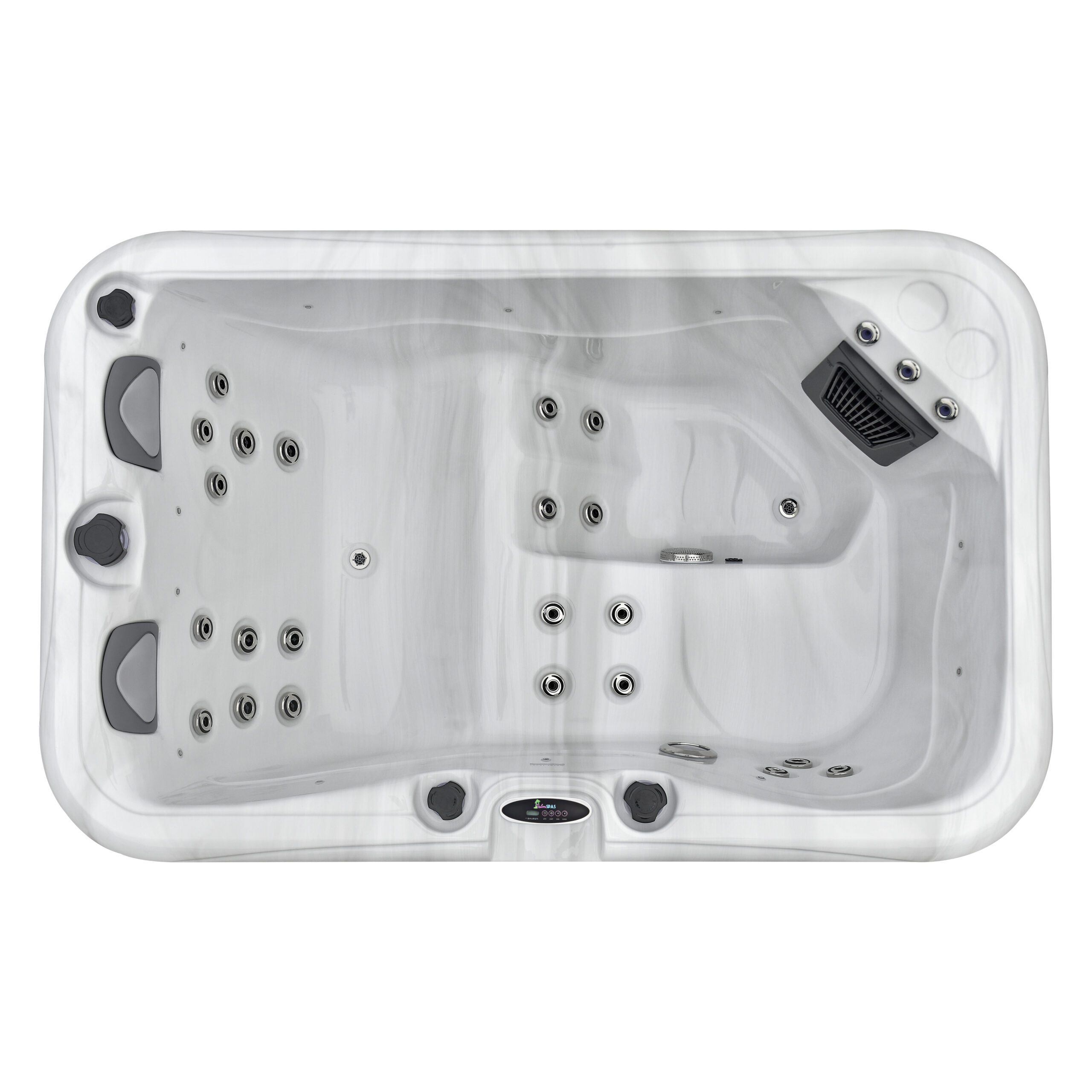 Ex Demo Palm Spas DUAL LOUNGER+ Luxury Hot Tub 3 Seater 1 Ex Demo Palm Spas DUAL LOUNGER+ Luxury Hot Tub 3 Seater