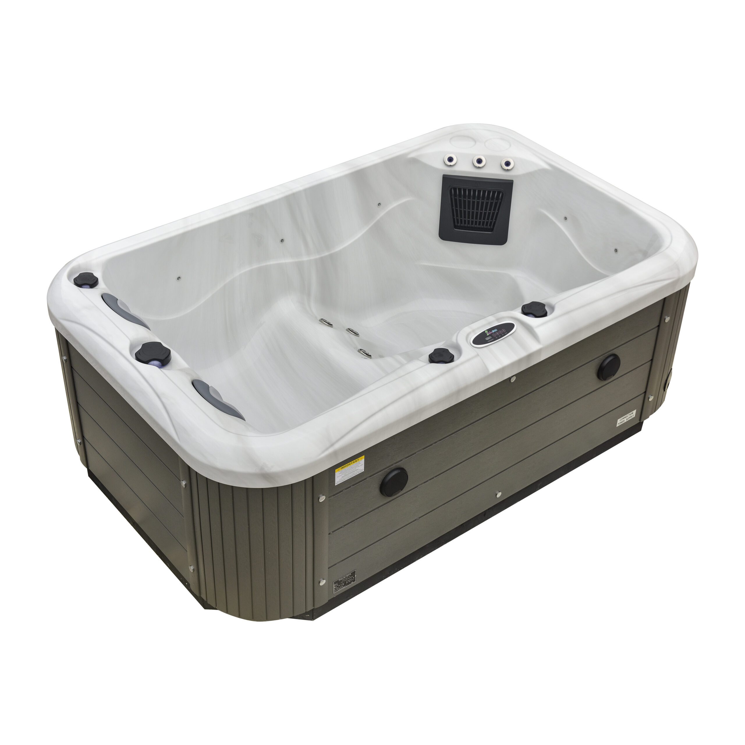 Ex Demo Palm Spas DUAL LOUNGER+ Luxury Hot Tub 3 Seater 2 Ex Demo Palm Spas DUAL LOUNGER+ Luxury Hot Tub 3 Seater - Image 2