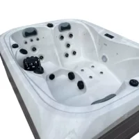 EX DEMO PALM SPAS TAHITI LUXURY HOT TUB 3 SEAT WITH LOUNGER WITH BALBOA CONTROLS AND HEATER - Image 10