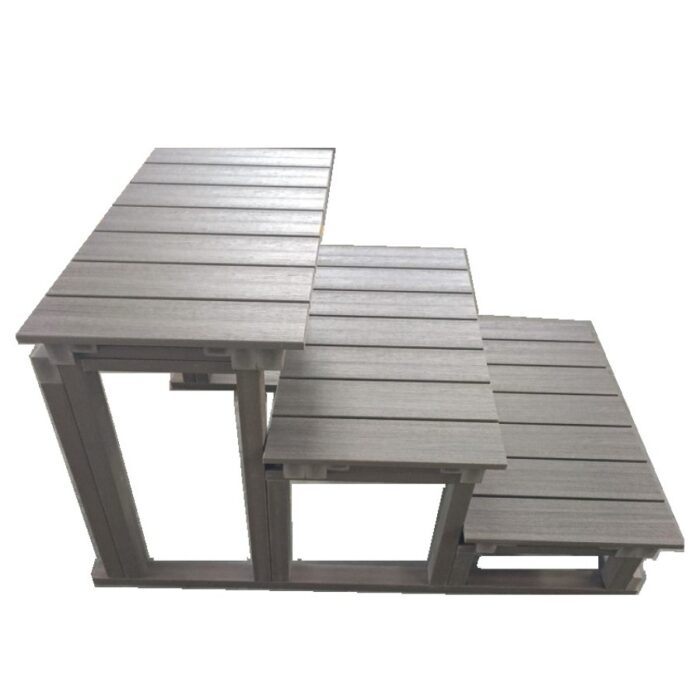 3 Tier Swim Spa Steps (Grey) - Image 2