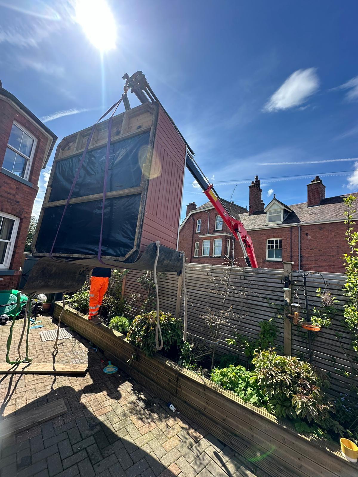 Hot Tub Hiab / Crane lift service 2 Palmspas services3